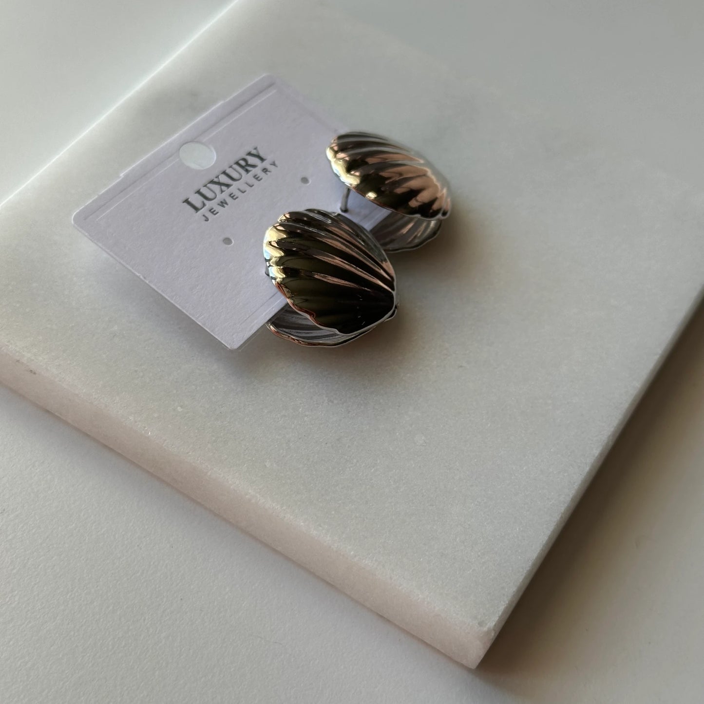 Deniz Kabuğu (GÜMÜŞ RENK) Küpe