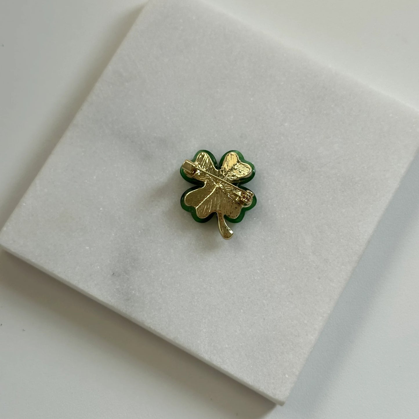 Yeşil Yonca Broş
