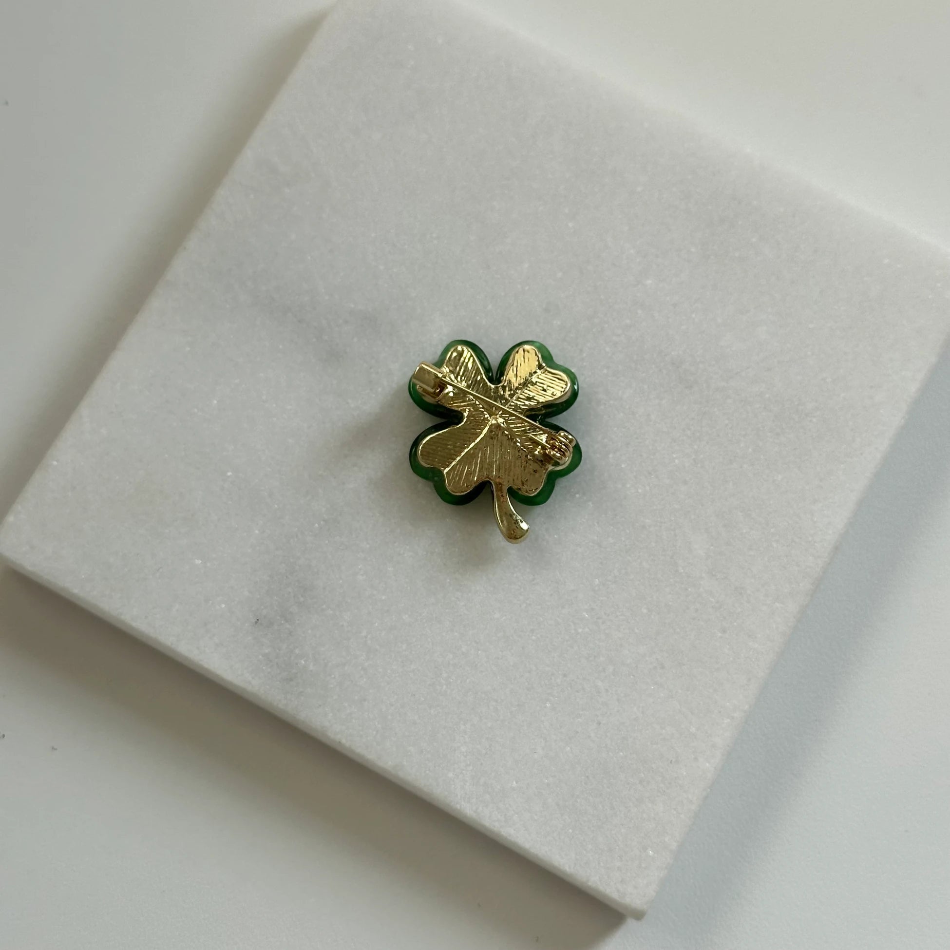 Yeşil Yonca Broş