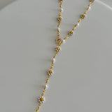 Papatya İnci Y Dekolte Kolye