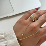 Yıldız Zirkon Taş Kadın Yüzük