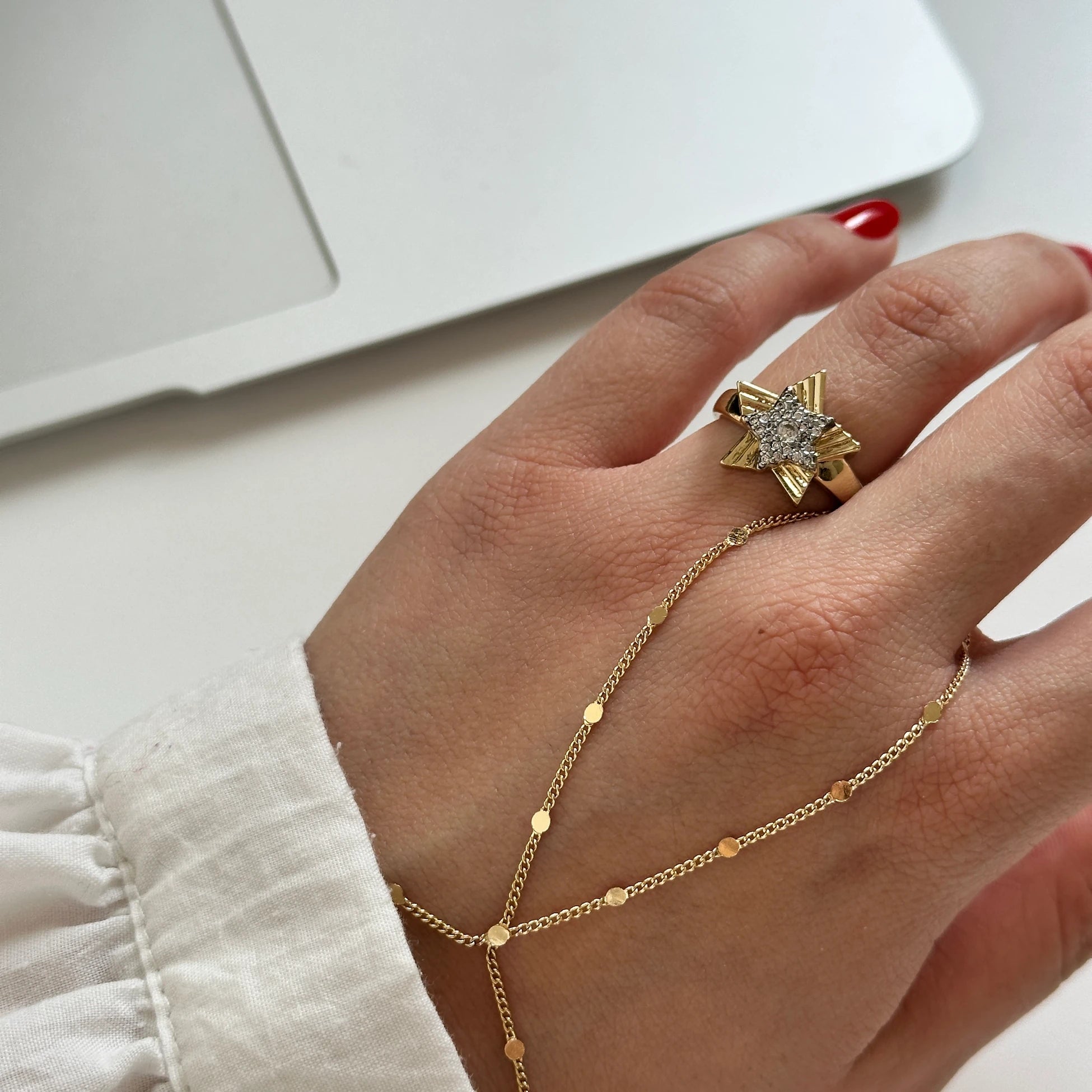 Yıldız Zirkon Taş Kadın Yüzük