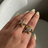 Deniz Yıldızı Zirkon Taş Yüzük