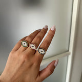 Renkli Göz Kadın Yüzük