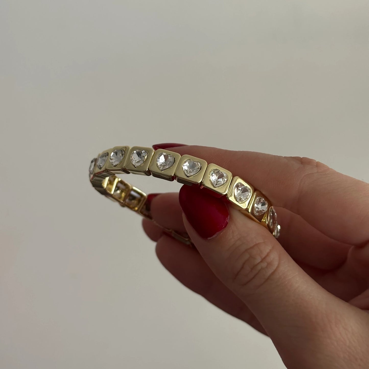 Kalp Baget Elastik Bileklik