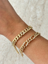 Zirkon Zincir Parça Altın Kaplama Kadın Bileklik