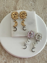 Güneş Ay Tasarım Kadın Küpe