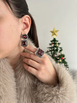 Baget Damla Zirkon Taş Kadın Küpe