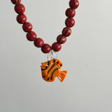 Balık Cam Boncuk Kadın Kolye