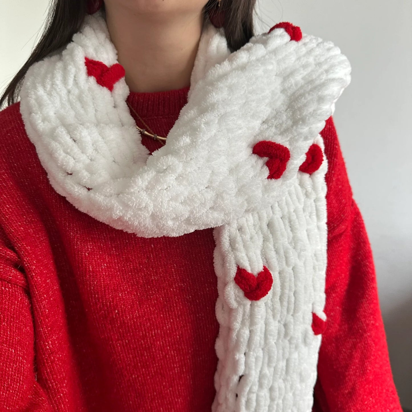 Kalp Pinterest Kadın Atkı