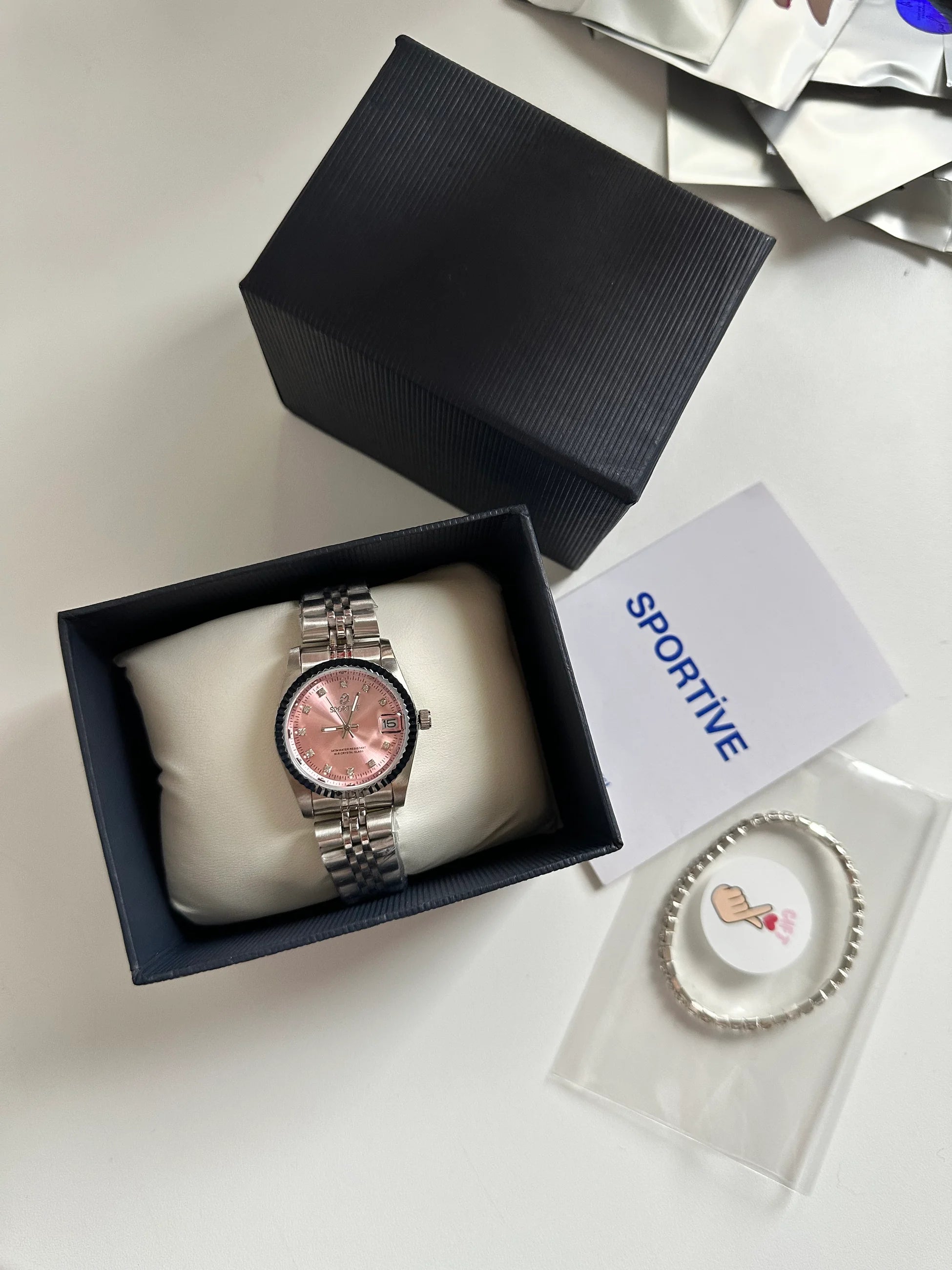 Pembe Aura Kadın Saat / 35 MM