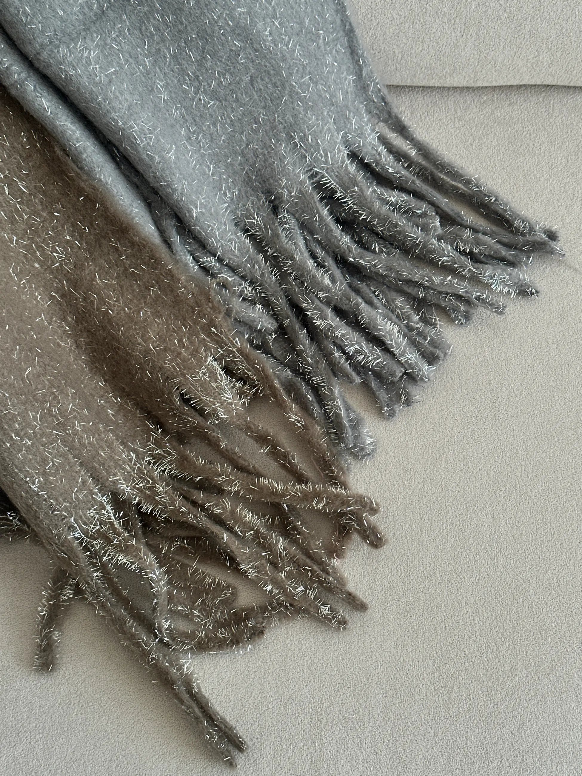 Işıltılı Pinterest Kadın Şal Atkı