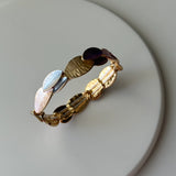 Yaprak Renkli Seramik Bileklik