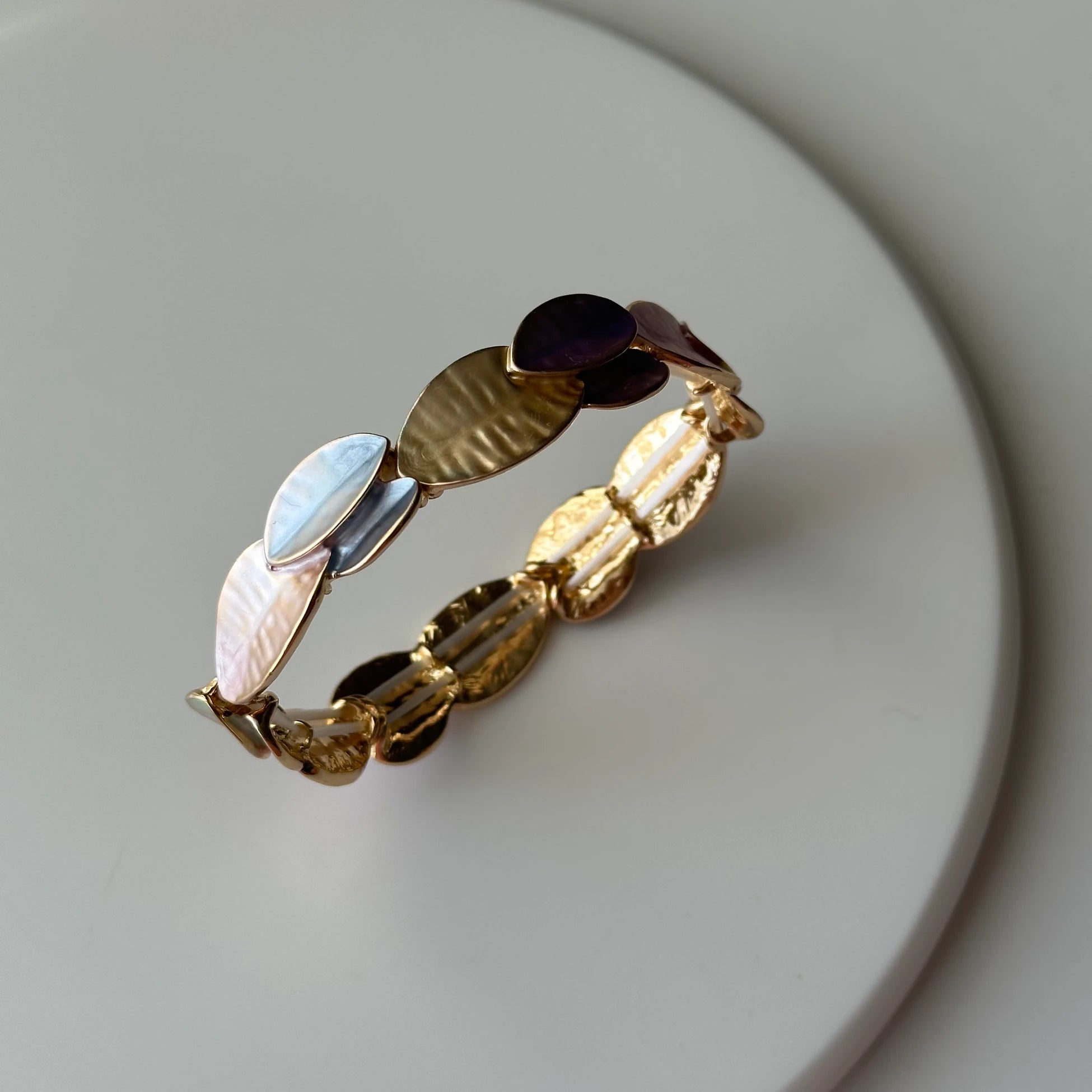 Yaprak Renkli Seramik Bileklik