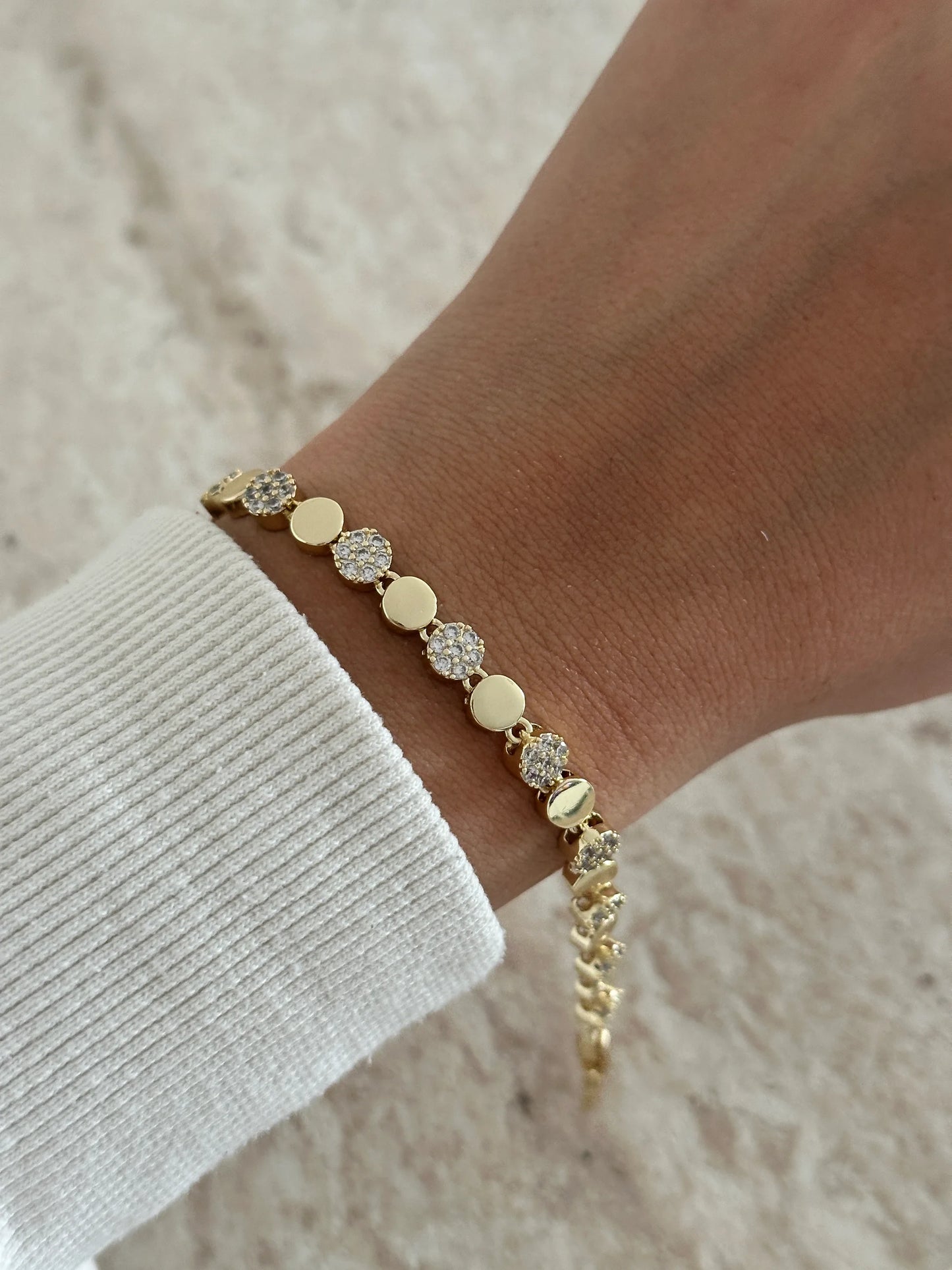 Gold & Gümüş 14k Kadın Bileklik