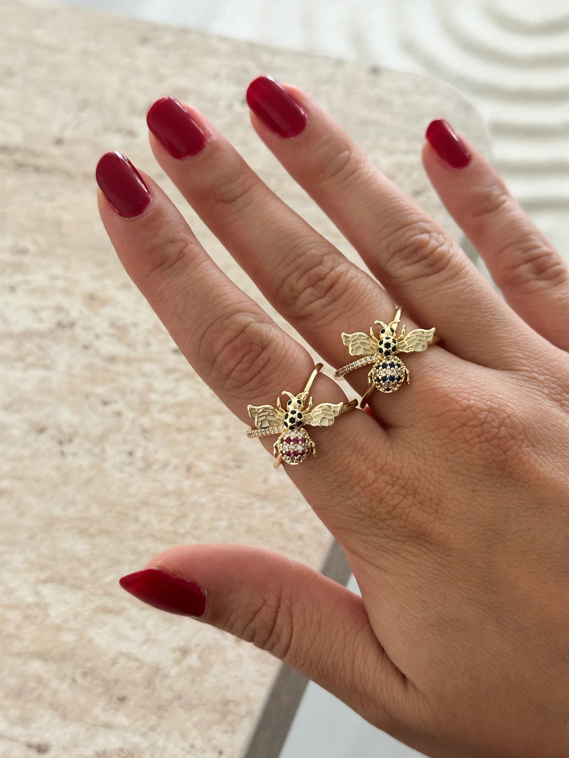 Arı Sarmal Kadın Yüzük