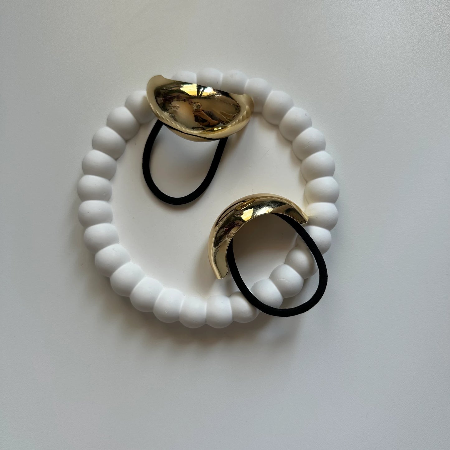 Kalın Bombe Metalik Lastik Toka