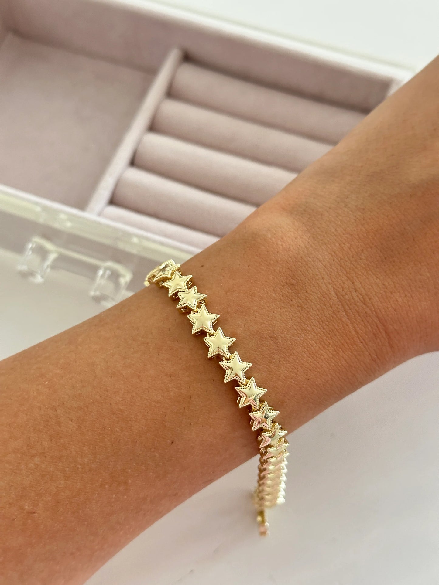 VIP Altın Kaplama Yıldız Kadın Bileklik