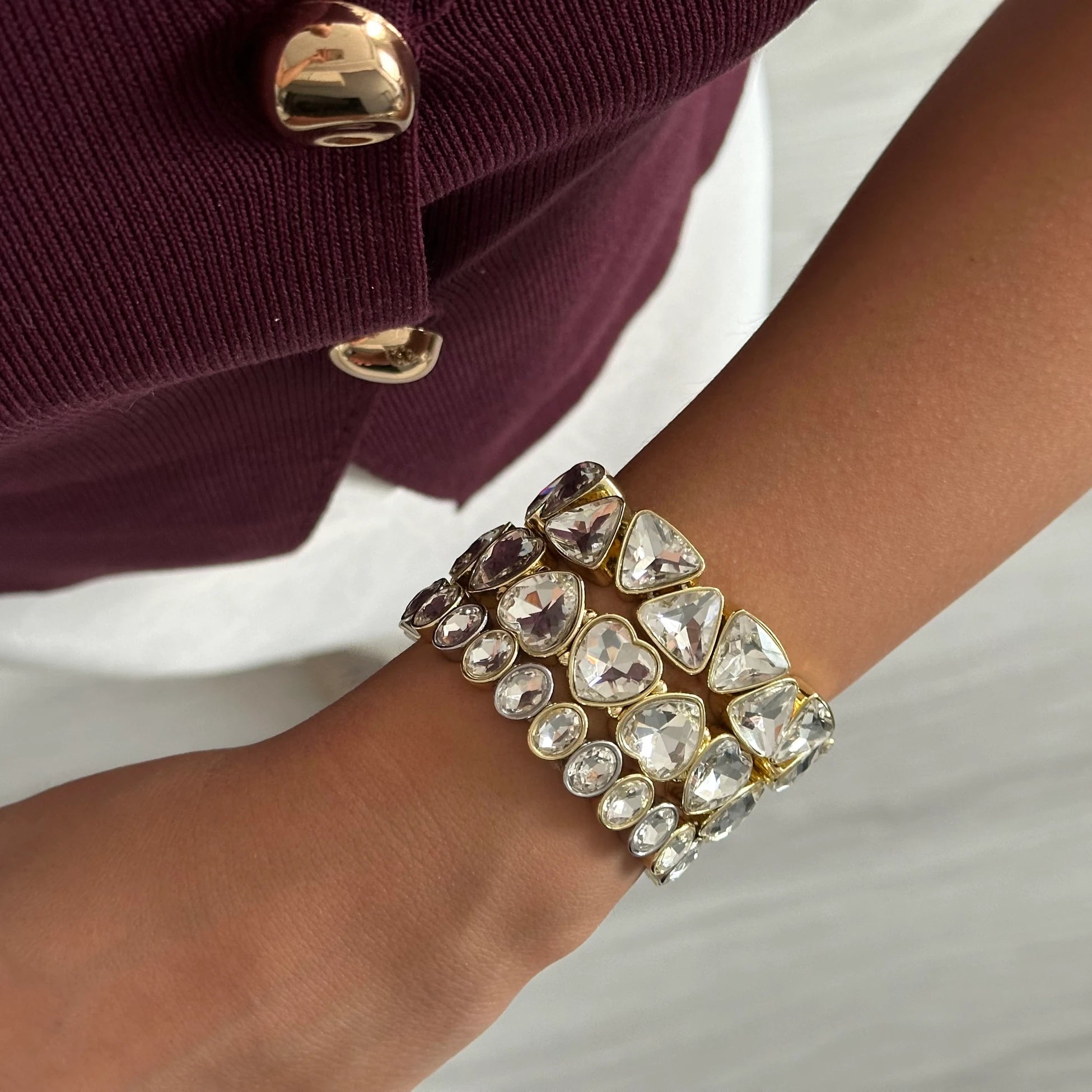 Üçgen Elastik Bileklik