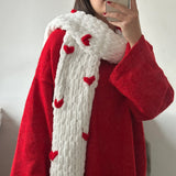 Kalp Pinterest Kadın Atkı