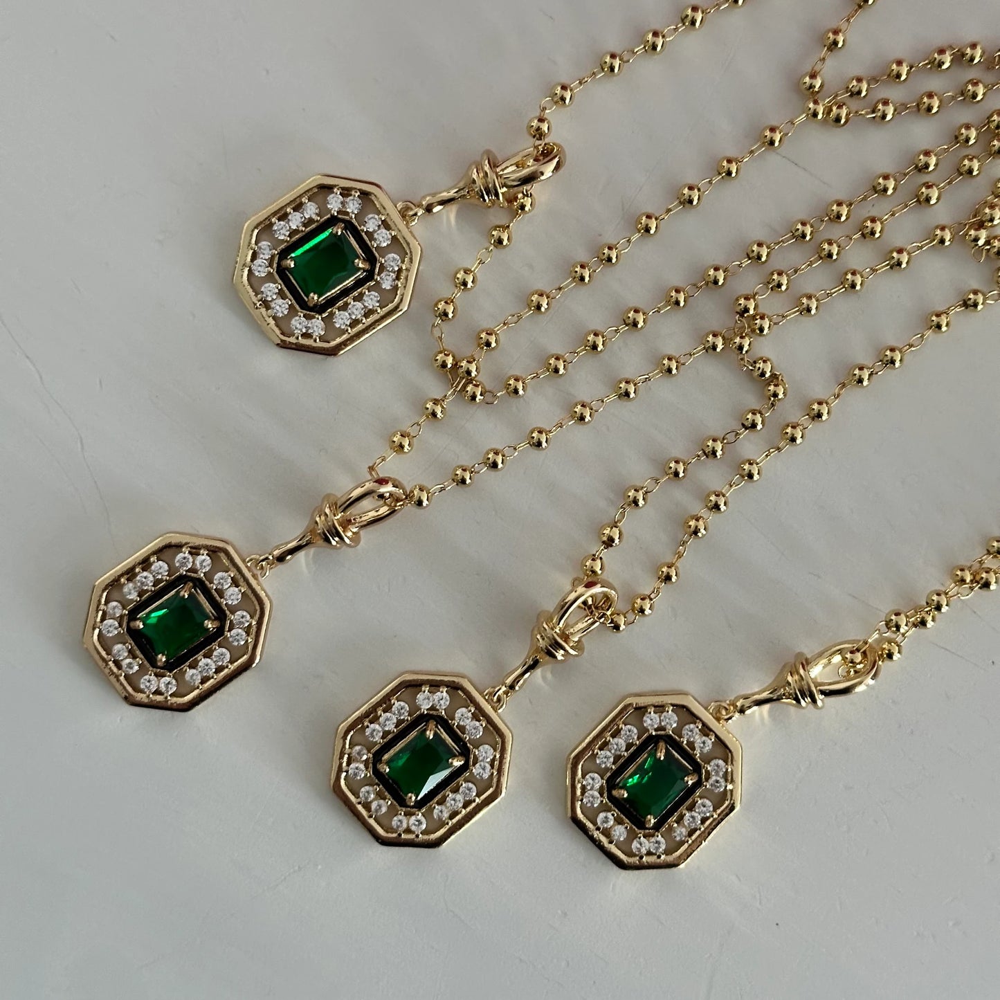 Serenay Yeşil Taş Kadın Kolye