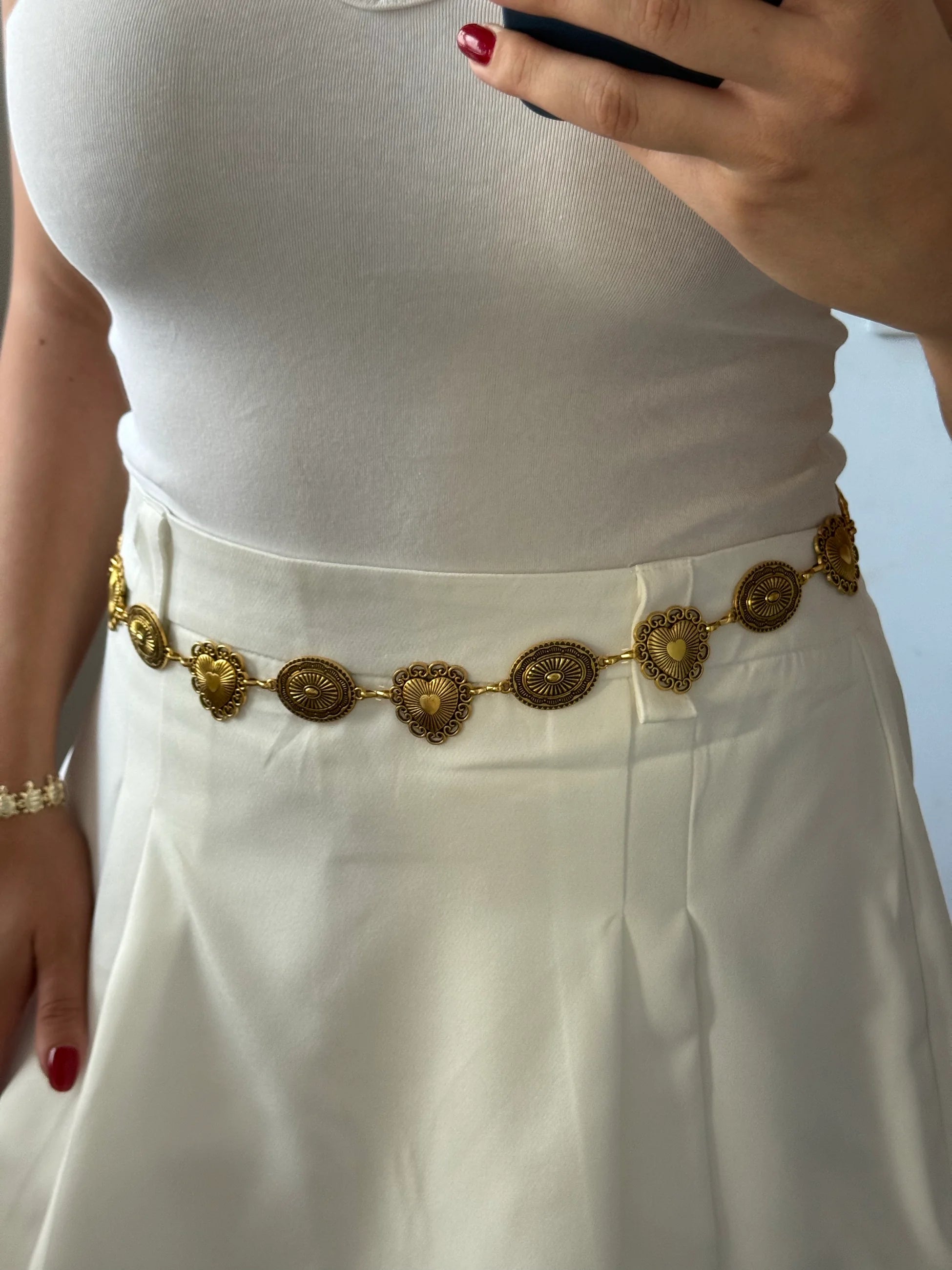 Kalp Boheme Bel Zinciri