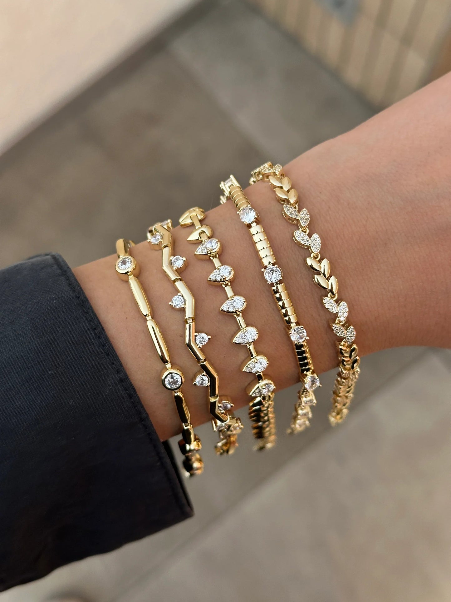 Taş Zincir Zirkon Kadın Bilezik