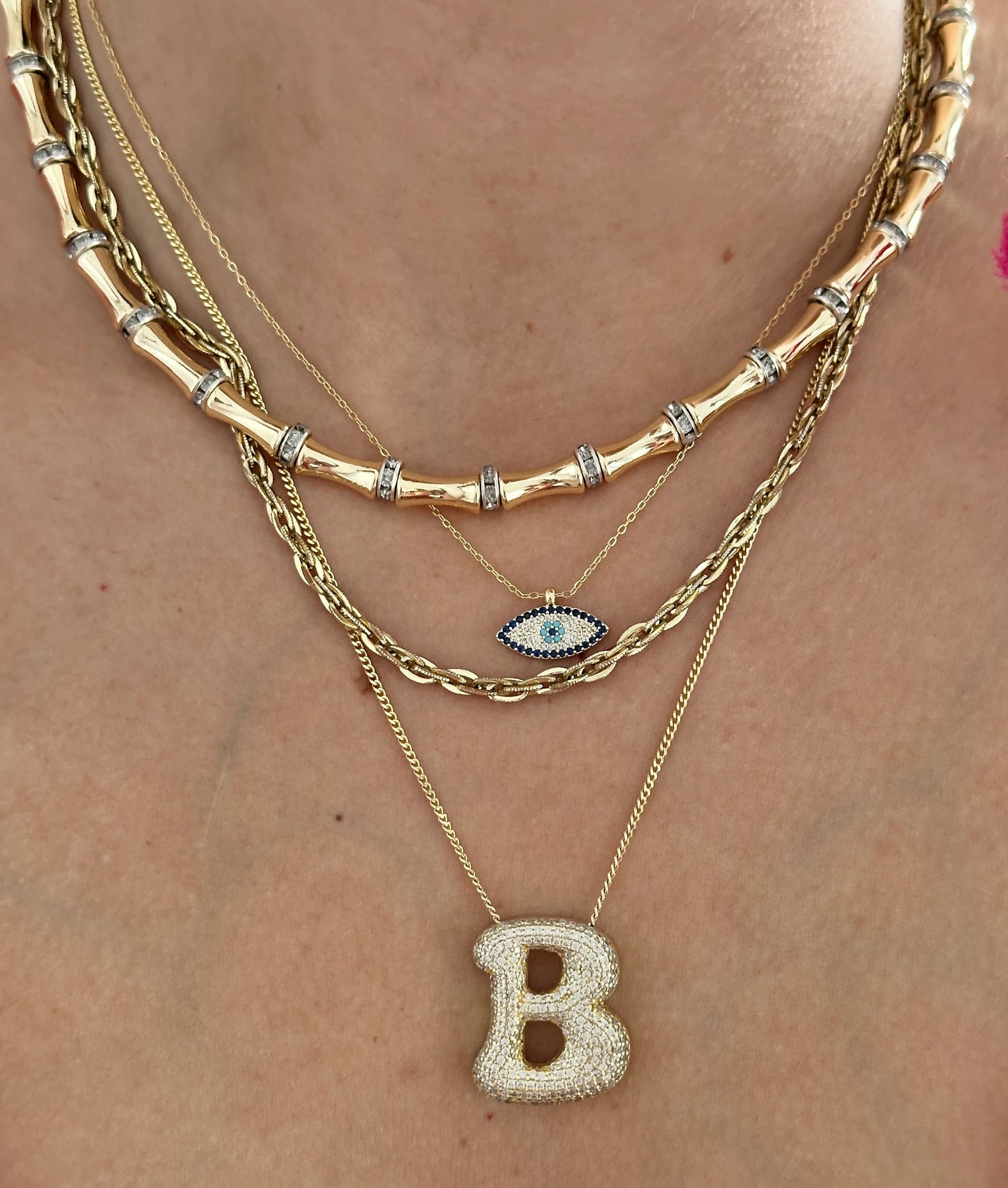 Göz Nazar Kuyumcu İşçiliği Kadın Kolye