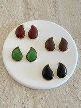 Damla Renkli Taş Kadın Küpe