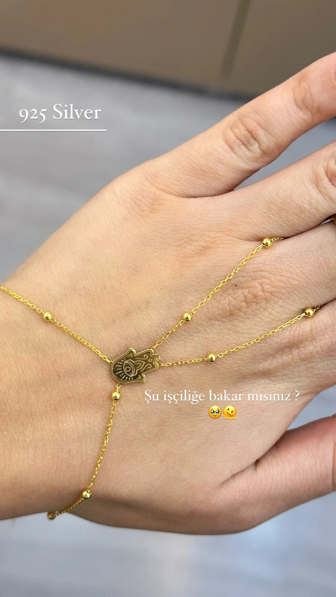 Fatma Ana Eli Şahmeran (925 ayar gümüş)