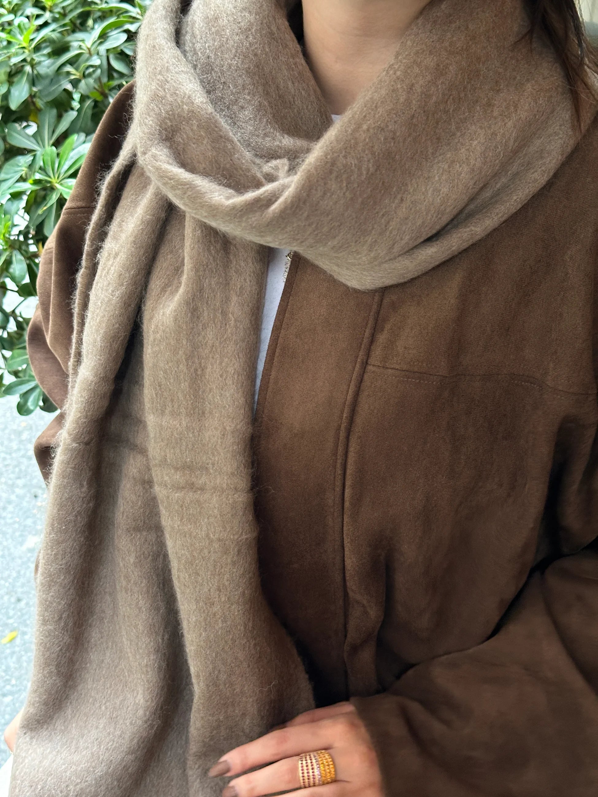 Boz Kahve Pinterest Kadın Şal Atkı