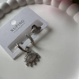 Göz Zirkon Set Küpe