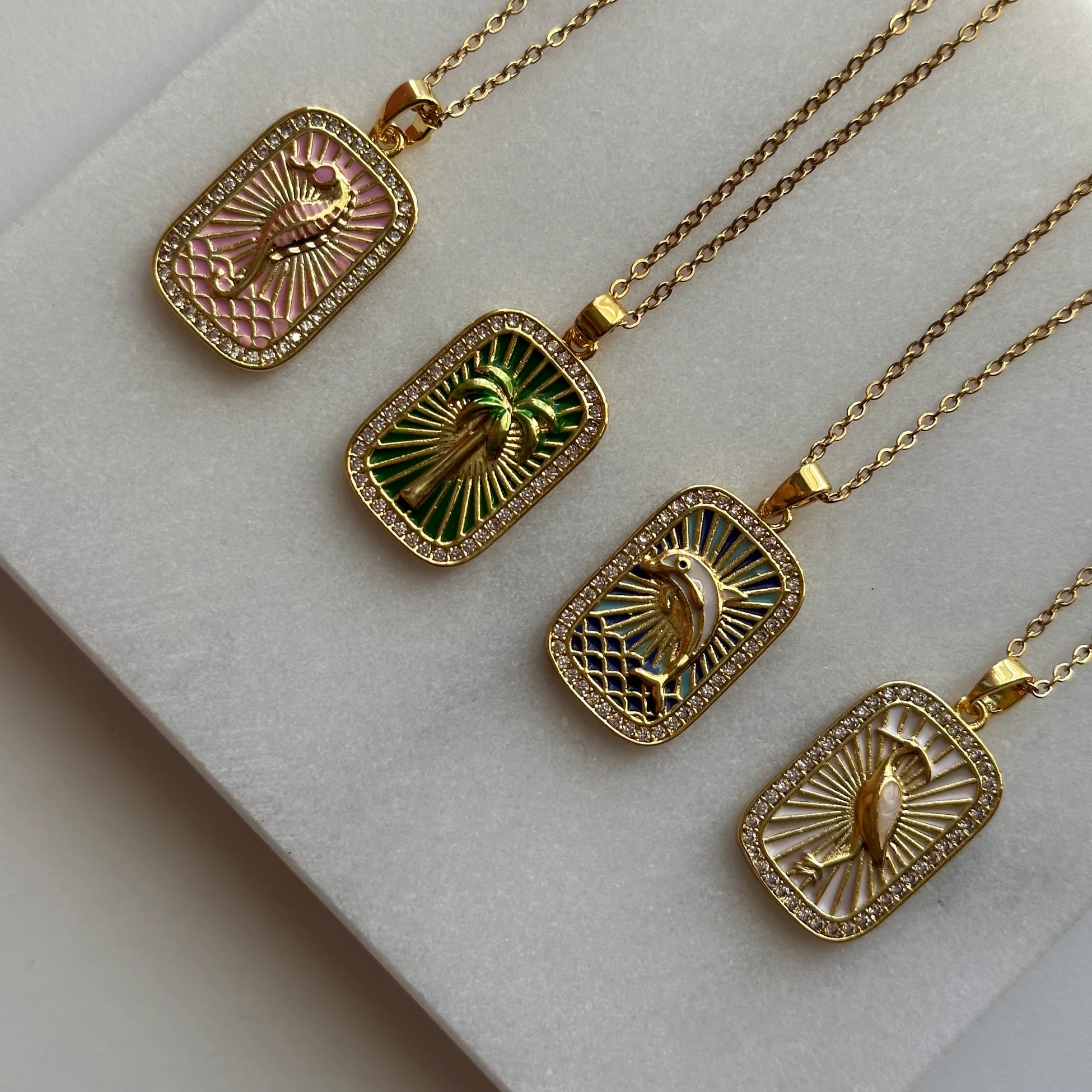 Deniz Atı Çelik Kolye