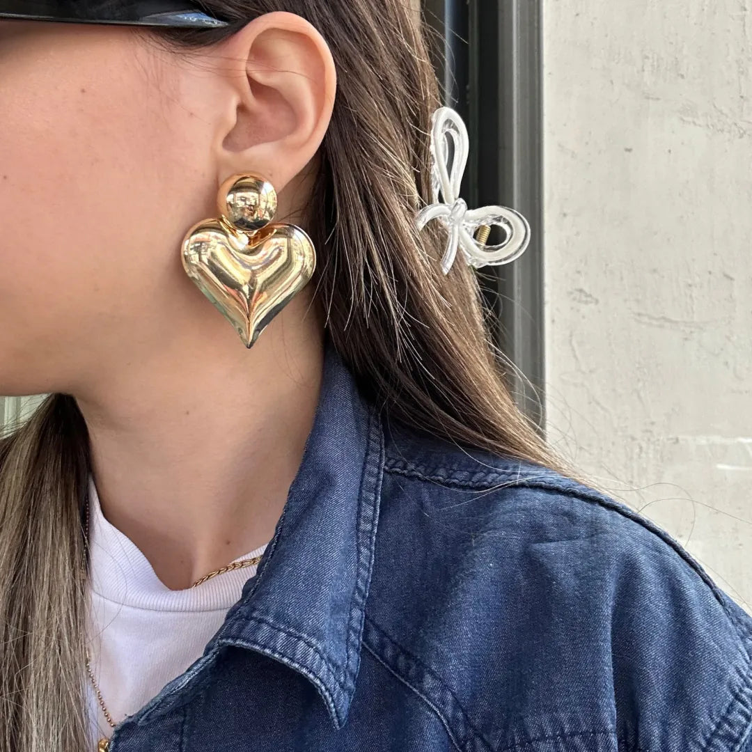 Kalp Büyük Boy Küpe