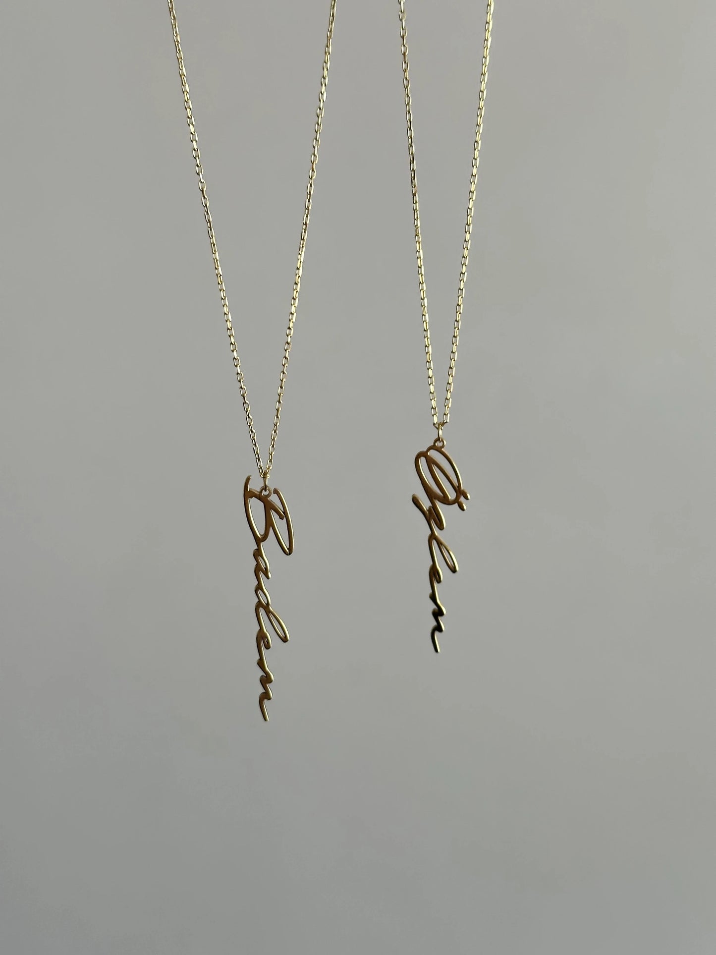 İmza İsim Kolye (925 ayar gümüş)