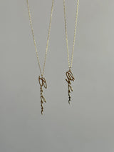 İmza İsim Kolye (925 ayar gümüş)