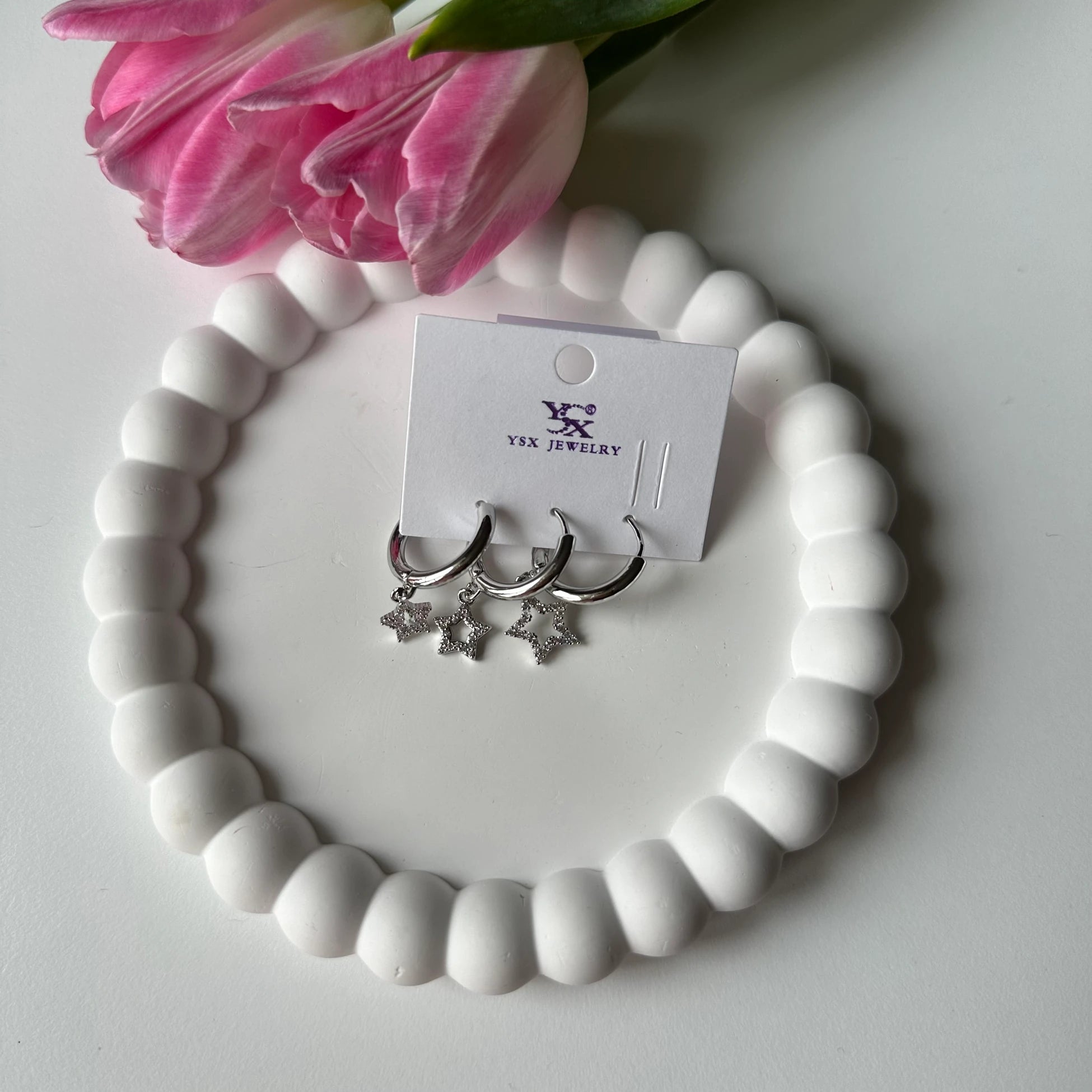 Mini Yıldız Set Küpe