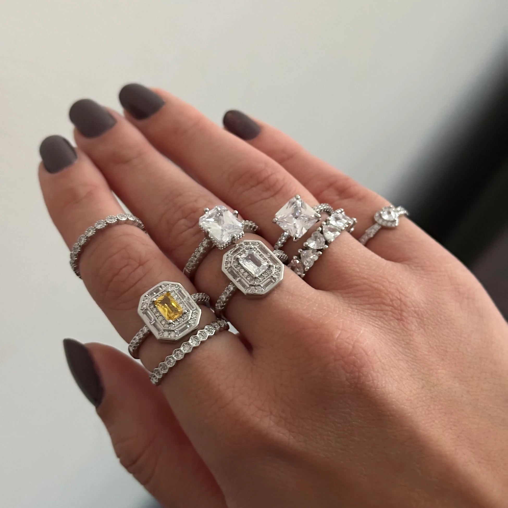 Baget Taş Zirkon Yüzük