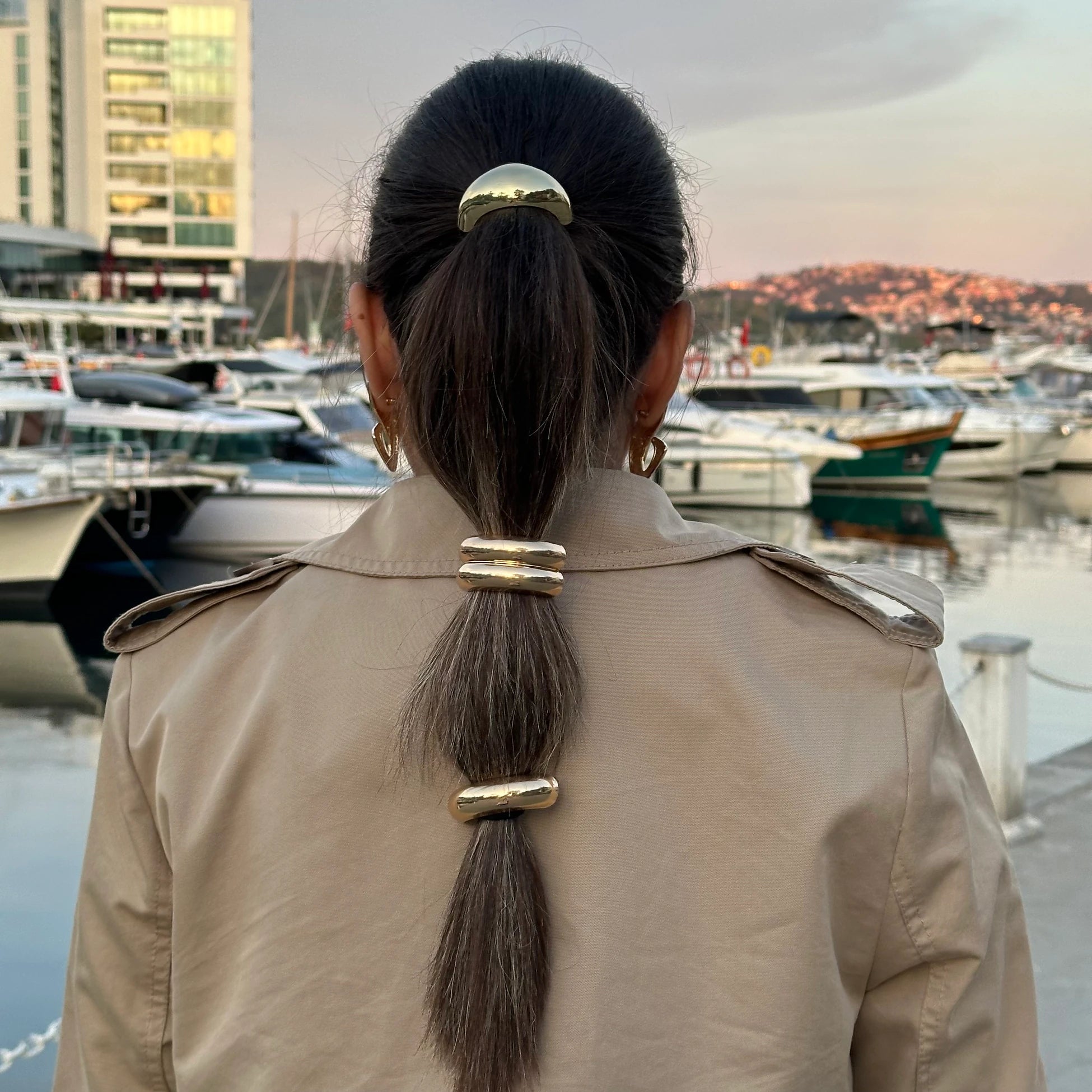 İkili Bombe Metalik Lastik Toka