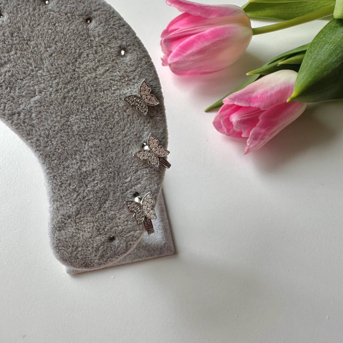 Mini Set Kelebek Set Küpe