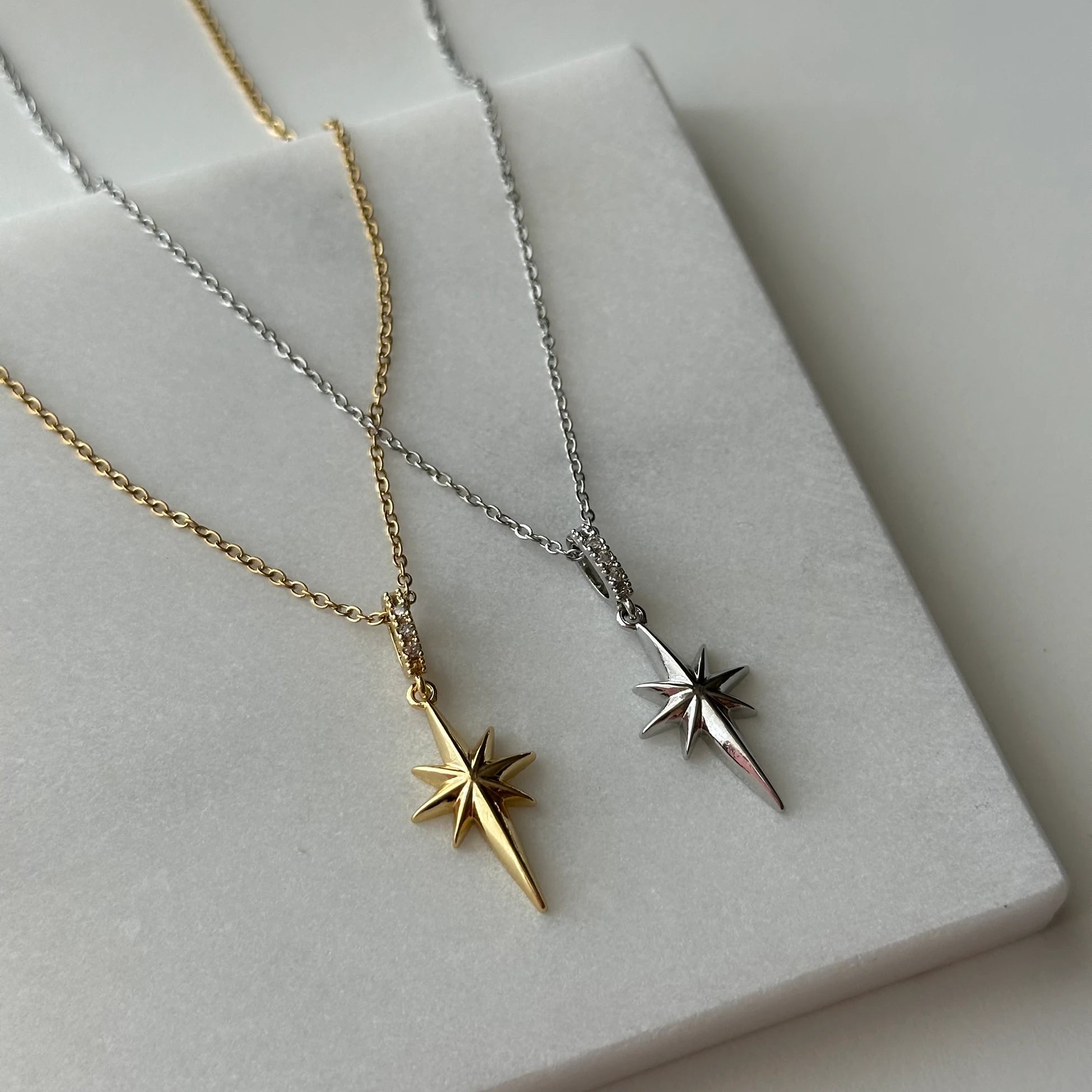 Mini Kutup Yıldızı Çelik Kolye