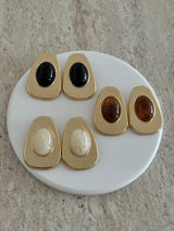 Avokado Renkli Taş Kadın Küpe