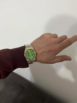 Yeşil Aura Erkek Saat / 40 MM