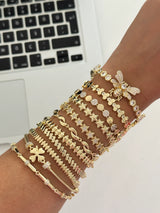 VIP Altın Kaplama Yonca Kadın Bileklik