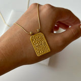 Göz Şans Tarot Kart Kolyesi (gold)