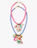 Seramik Charm İkili Kadın Kolye