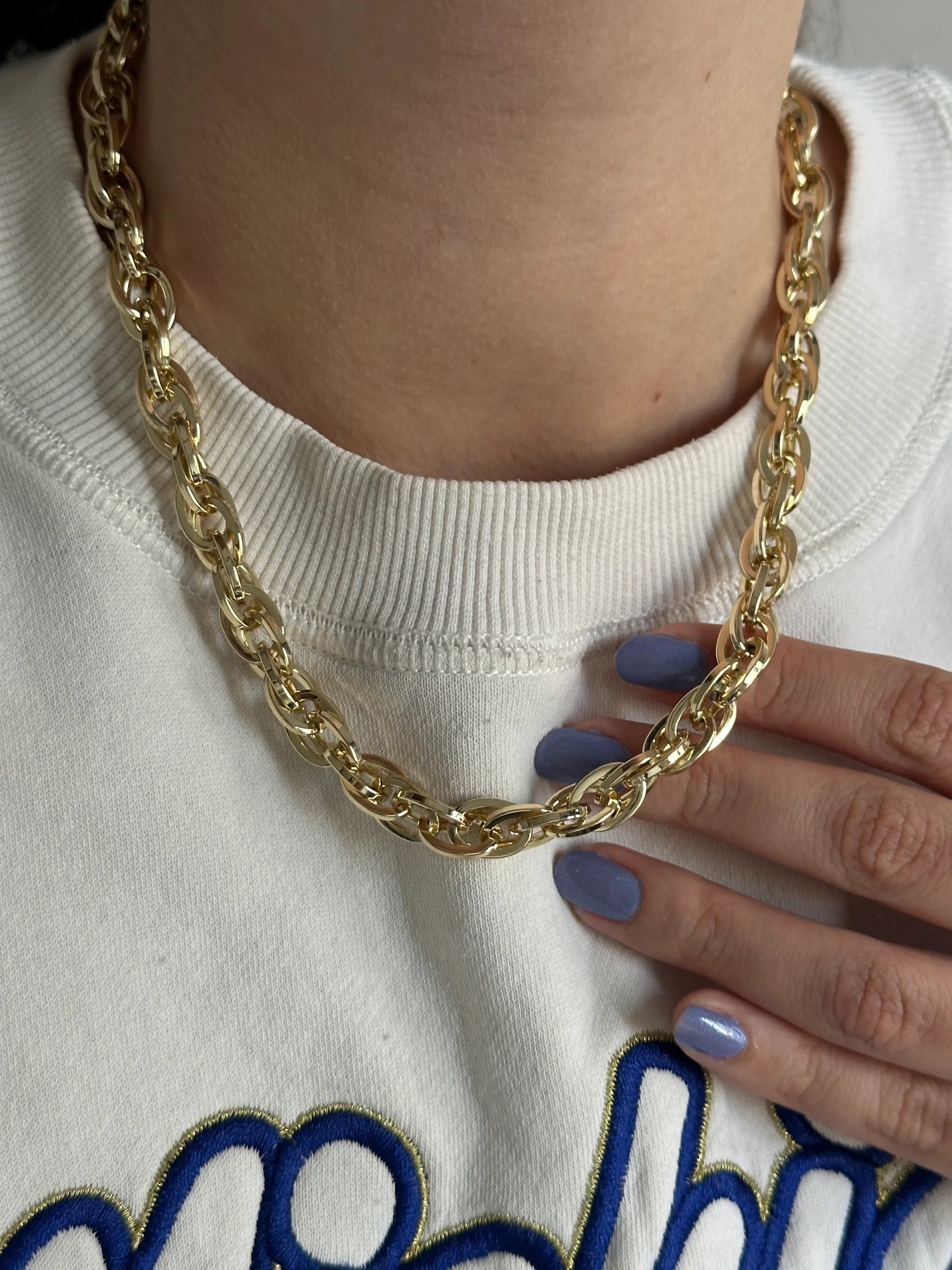 45cm Tasarım Zincir Kadın Kolye