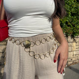 İstiridye Halka Bel Zinciri