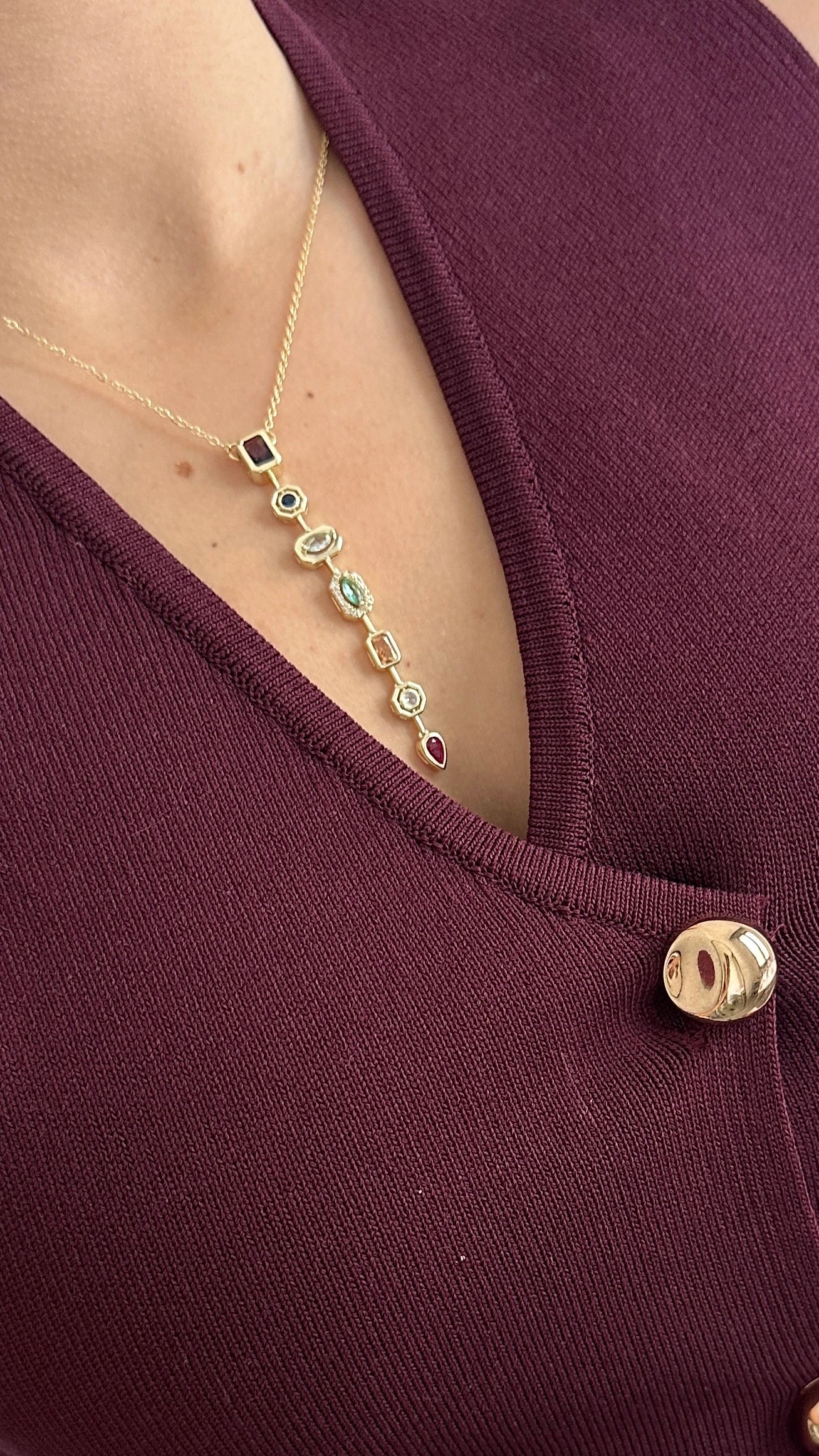 Renktaş Tasarım Dekolte Kadın Kolye