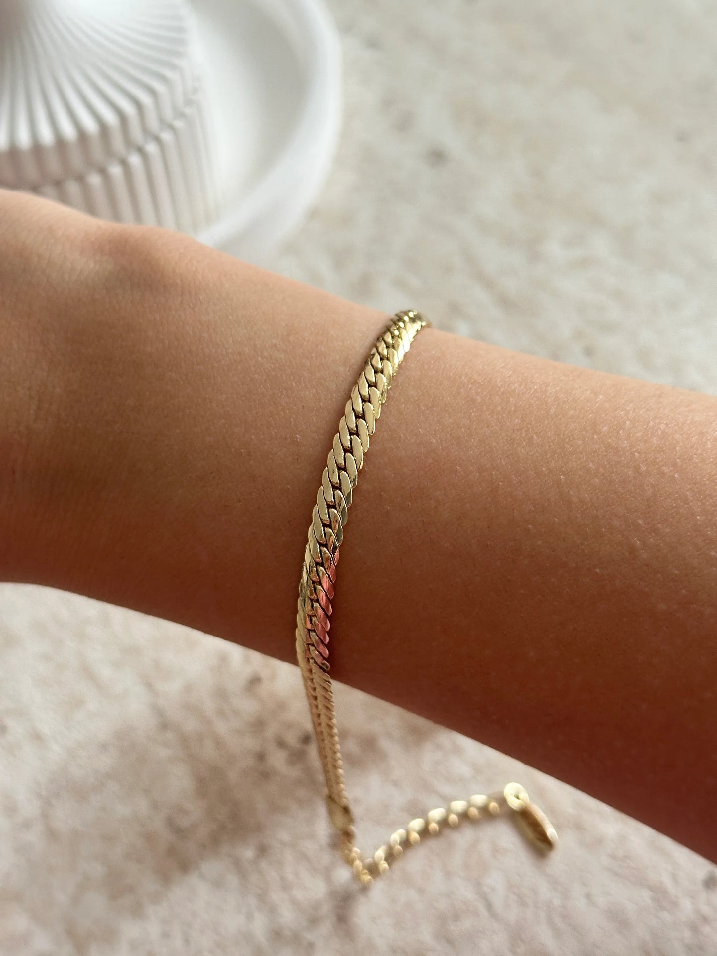 14K Zincir Kadın Bileklik